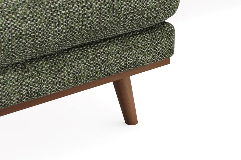 Copenhagen Premium 5-sits Högervänd U-formad Djup Soffa med Divan och Schäslong i Chenille - Grön - Products - Möbler - Soffa - U-soffa