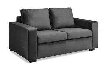 Crazy 2-sits Sammetssoffa - Mörkgrå - Products - Möbler - Soffa - 2 sits soffa