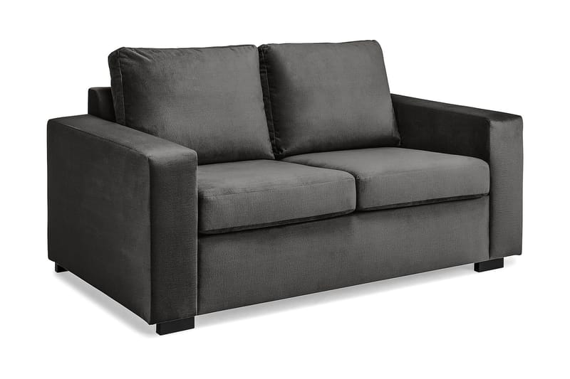 Crazy 2-sits Sammetssoffa - Mörkgrå - Products - Möbler - Soffa - 2 sits soffa