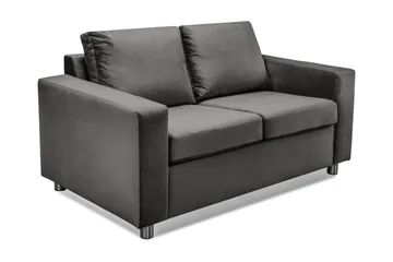 Crazy 2-sits Sammetssoffa - Mörkgrå - Products - Möbler - Soffa - 2 sits soffa