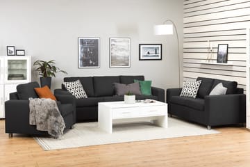 Crazy 3-sits Tygsoffa - Antracit - Products - Möbler - Soffa - 3 sits soffa