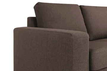 Crazy 3-sits Tygsoffa - Brun - Products - Möbler - Soffa - 3 sits soffa