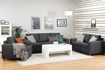 Crazy 3-sits Tygsoffa - Mörkgrå - Products - Möbler - Soffa - 3 sits soffa