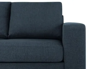 Crazy 3-sits Vänstervänd L-formad Schäslongsoffa i Tyg - Blå - Products - Möbler - Soffa - Divansoffa & schäslongsoffa