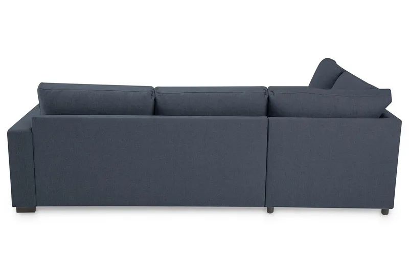 Crazy 3-sits Vänstervänd L-formad Schäslongsoffa i Tyg - Blå - Products - Möbler - Soffa - Divansoffa & schäslongsoffa
