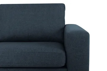 Crazy 3-sits Vänstervänd L-formad Schäslongsoffa i Tyg - Blå - Products - Möbler - Soffa - Divansoffa & schäslongsoffa