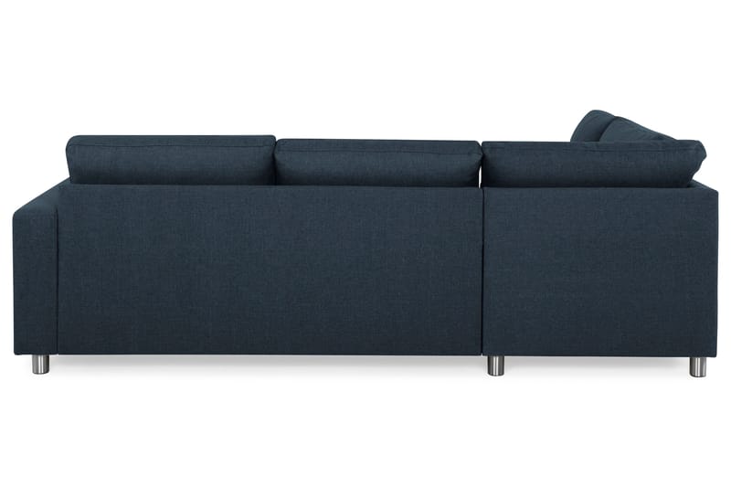 Crazy 3-sits Vänstervänd L-formad Schäslongsoffa i Tyg - Blå - Products - Möbler - Soffa - Divansoffa & schäslongsoffa