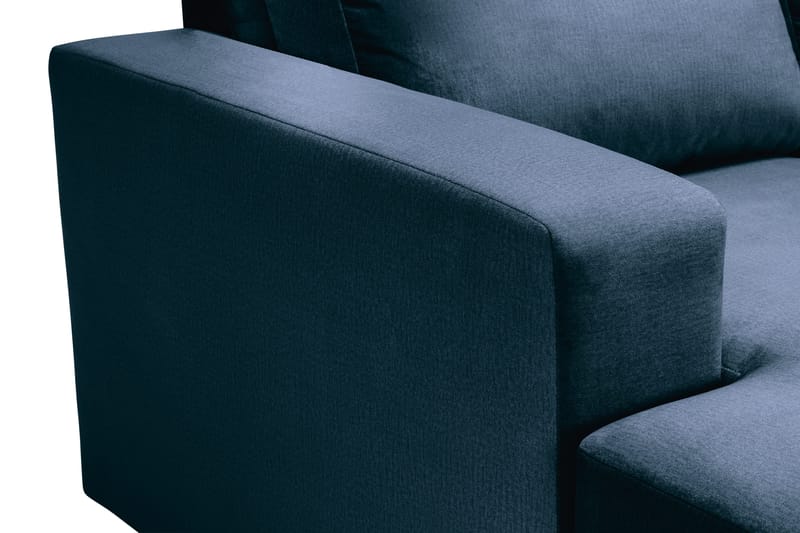 Crazy 4-sits Högervänd U-formad Large Soffa med Divan och Schäslong i Sammet - Blå - Products - Möbler - Soffa - U-soffa