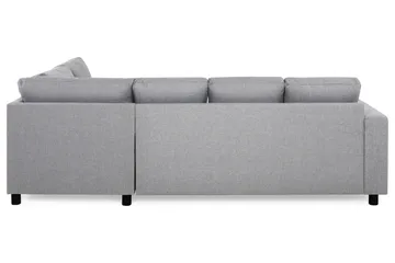Crazy 4-sits Högervänd U-formad Large Soffa med Divan och Schäslong i Tyg - Grå - Products - Möbler - Soffa - U-soffa