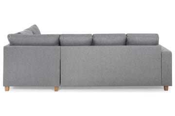 Crazy 4-sits Högervänd U-formad Large Soffa med Divan och Schäslong i Tyg - Grå - Products - Möbler - Soffa - U-soffa