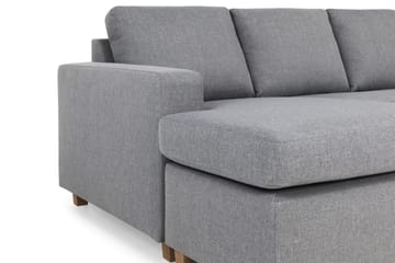 Crazy 4-sits Högervänd U-formad Large Soffa med Divan och Schäslong i Tyg - Grå - Products - Möbler - Soffa - U-soffa