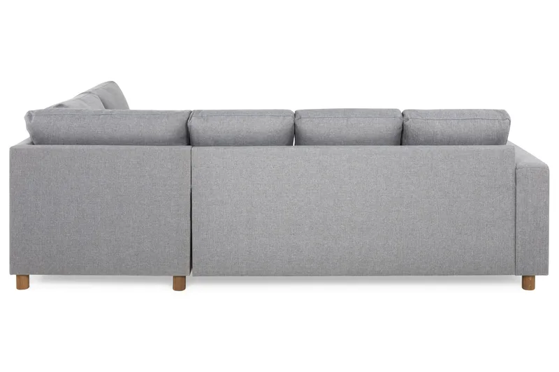Crazy 4-sits Högervänd U-formad Large Soffa med Divan och Schäslong i Tyg - Grå - Products - Möbler - Soffa - U-soffa