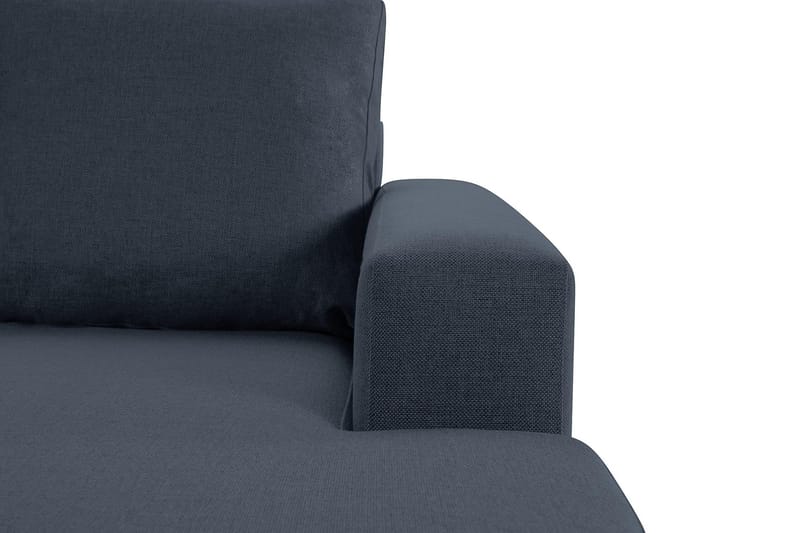 Crazy 4-sits Vänstervänd U-formad Large Soffa med Divan och Schäslong i Tyg - Blå - Products - Möbler - Soffa - U-soffa
