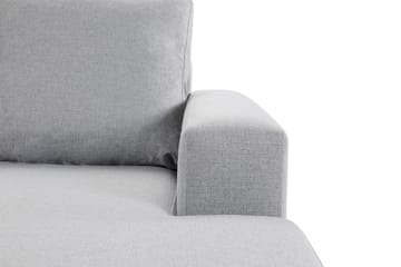 Crazy 4-sits Vänstervänd U-formad Large Soffa med Divan och Schäslong i Tyg - Grå - Products - Möbler - Soffa - U-soffa