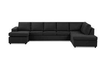 Crazy 5-sits Högervänd U-formad X-Large Soffa med Divan och Schäslong i Tyg