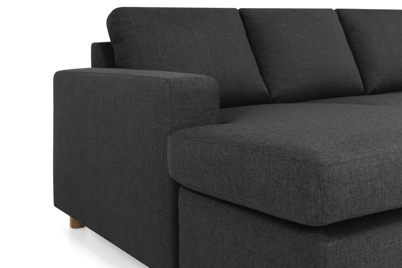 Crazy 5-sits Högervänd U-formad X-Large Soffa med Divan och Schäslong i Tyg - Antracit - Products - Möbler - Soffa - U-soffa