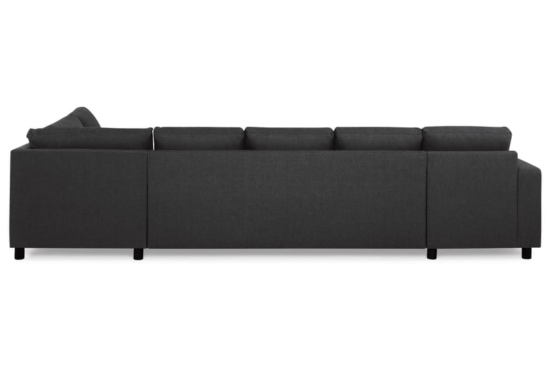Crazy 5-sits Högervänd U-formad X-Large Soffa med Divan och Schäslong i Tyg - Antracit - Products - Möbler - Soffa - U-soffa