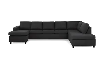 Crazy 5-sits Högervänd U-formad X-Large Soffa med Divan och Schäslong i Tyg