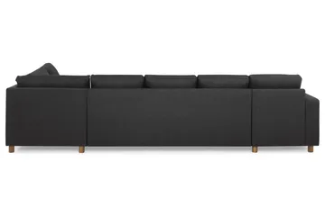 Crazy 5-sits Högervänd U-formad X-Large Soffa med Divan och Schäslong i Tyg - Antracit - Products - Möbler - Soffa - U-soffa