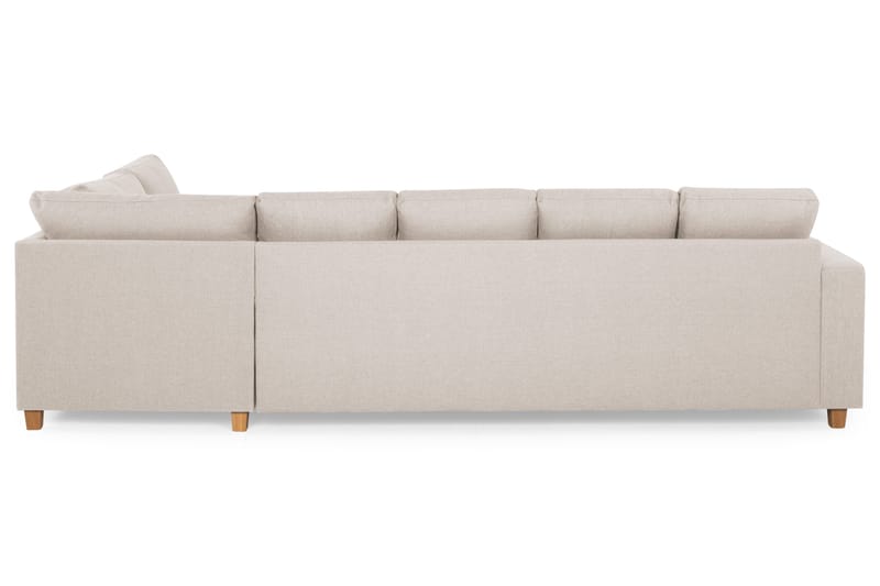Crazy 5-sits Högervänd U-formad X-Large Soffa med Divan och Sch äslong i Tyg - Beige - Products - Möbler - Soffa - U-soffa