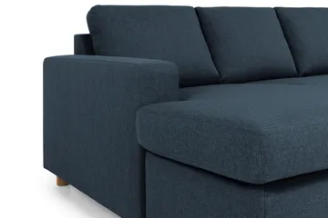 Crazy 5-sits Högervänd U-formad X-Large Soffa med Divan och Schäslong i Tyg - Blå - Products - Möbler - Soffa - U-soffa