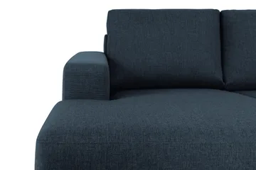 Crazy 5-sits Högervänd U-formad X-Large Soffa med Divan och Schäslong i Tyg - Blå - Products - Möbler - Soffa - U-soffa