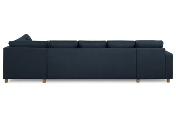Crazy 5-sits Högervänd U-formad X-Large Soffa med Divan och Schäslong i Tyg - Blå - Products - Möbler - Soffa - U-soffa