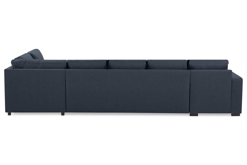 Crazy 5-sits Högervänd U-formad X-Large Soffa med Divan och Schäslong i Tyg - Blå - Products - Möbler - Soffa - U-soffa