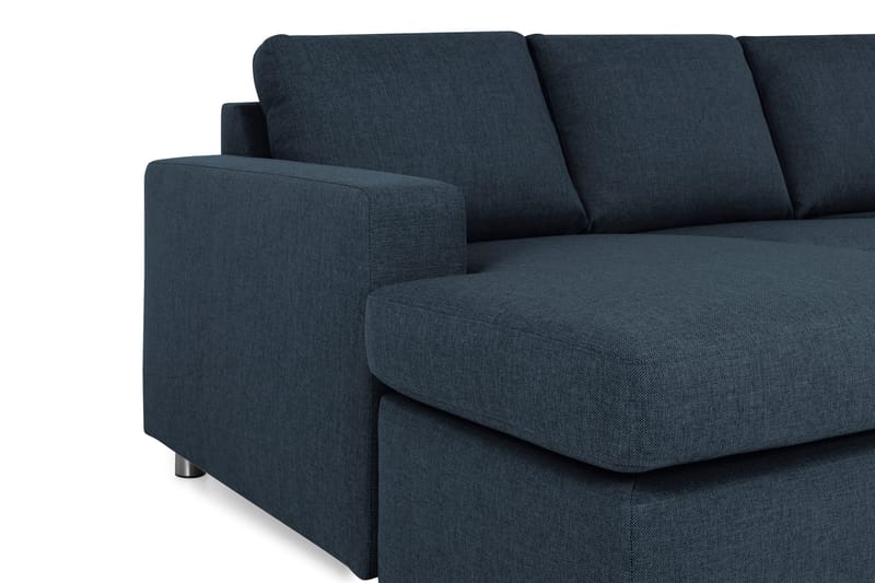 Crazy 5-sits Högervänd U-formad X-Large Soffa med Divan och Schäslong i Tyg - Blå - Products - Möbler - Soffa - U-soffa