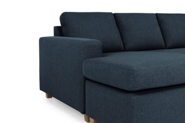 Crazy 5-sits Högervänd U-formad X-Large Soffa med Divan och Schäslong i Tyg - Blå - Products - Möbler - Soffa - U-soffa