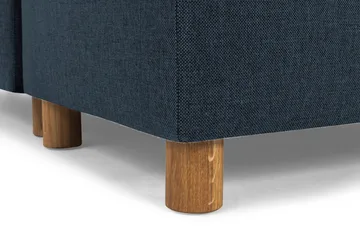 Crazy 5-sits Högervänd U-formad X-Large Soffa med Divan och Schäslong i Tyg - Blå - Products - Möbler - Soffa - U-soffa