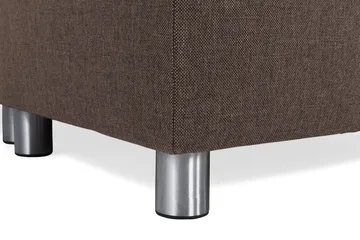 Crazy 5-sits Högervänd U-formad X-Large Soffa med Divan och Schäslong i Tyg - Brun - Products - Möbler - Soffa - U-soffa