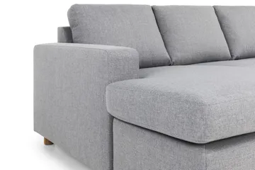 Crazy 5-sits Högervänd U-formad X-Large Soffa med Divan och Schäslong i Tyg - Grå - Products - Möbler - Soffa - U-soffa