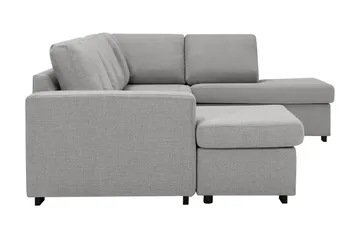 Crazy 5-sits Högervänd U-formad X-Large Soffa med Divan och Schäslong i Tyg - Grå - Products - Möbler - Soffa - U-soffa