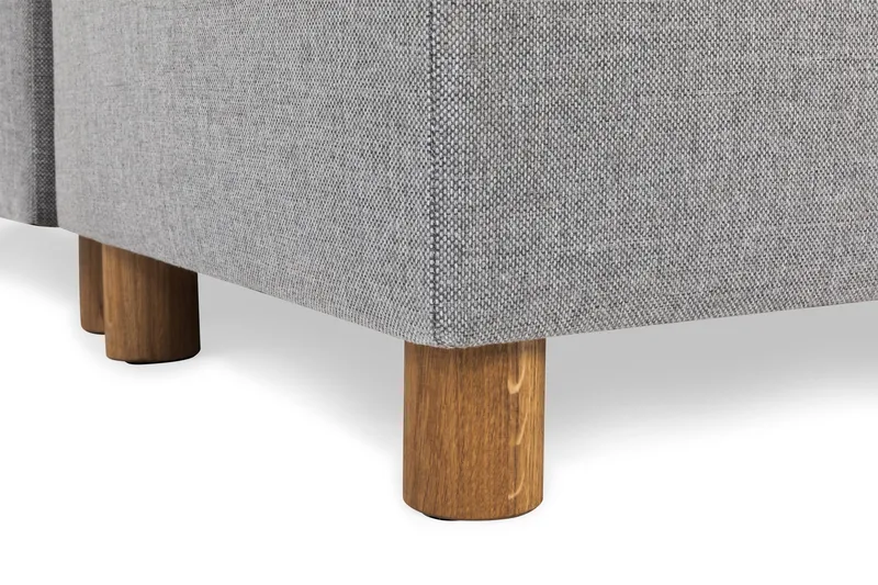 Crazy 5-sits Högervänd U-formad X-Large Soffa med Divan och Schäslong i Tyg - Grå - Products - Möbler - Soffa - U-soffa