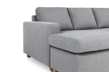 Crazy 5-sits Högervänd U-formad X-Large Soffa med Divan och Schäslong i Tyg - Grå - Products - Möbler - Soffa - U-soffa