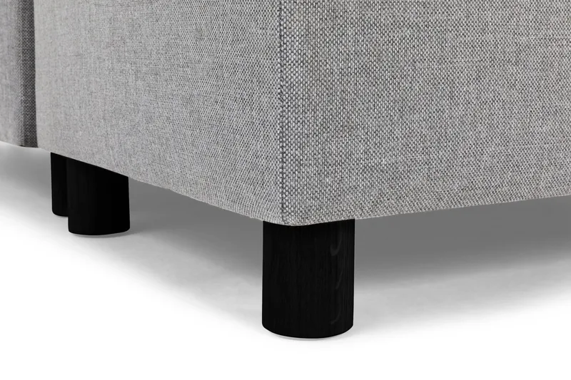 Crazy 5-sits Högervänd U-formad X-Large Soffa med Divan och Schäslong i Tyg - Grå - Products - Möbler - Soffa - U-soffa
