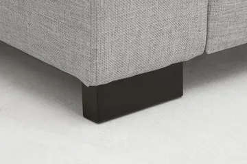 Crazy 5-sits Högervänd U-formad X-Large Soffa med Divan och Schäslong i Tyg - Grå - Products - Möbler - Soffa - U-soffa