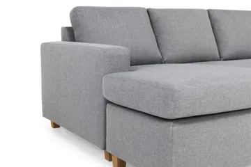 Crazy 5-sits Högervänd U-formad X-Large Soffa med Divan och Schäslong i Tyg - Grå - Products - Möbler - Soffa - U-soffa