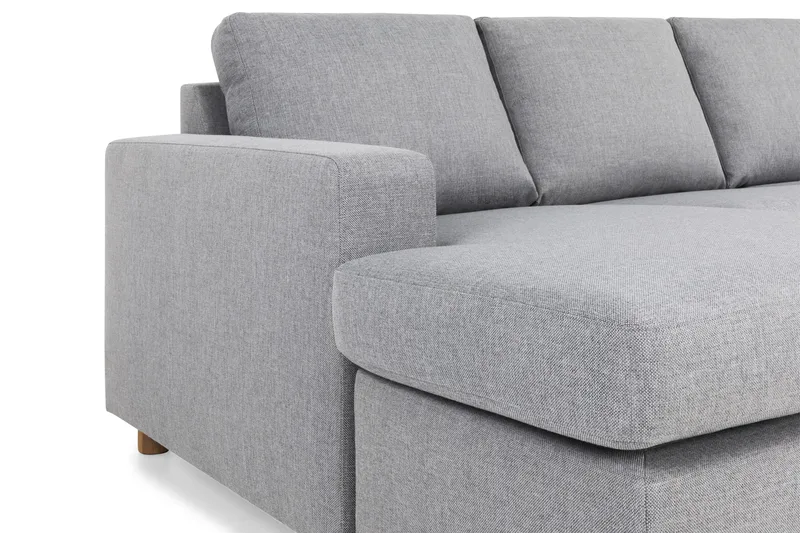 Crazy 5-sits Högervänd U-formad X-Large Soffa med Divan och Schäslong i Tyg - Grå - Products - Möbler - Soffa - U-soffa