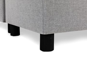 Crazy 5-sits Högervänd U-formad X-Large Soffa med Divan och Schäslong i Tyg - Grå - Products - Möbler - Soffa - U-soffa