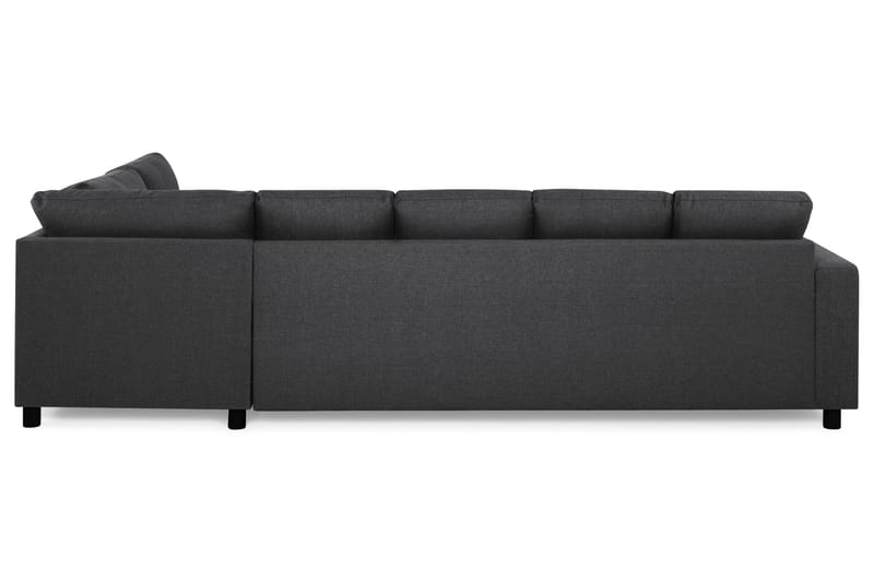 Crazy 5-sits Högervänd U-formad X-Large Soffa med Divan och Schäslong i Tyg - Mörkgrå - Products - Möbler - Soffa - U-soffa