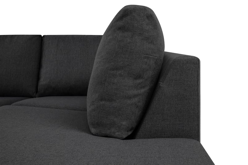 Crazy 5-sits Högervänd U-formad X-Large Soffa med Divan och Schäslong i Tyg - Mörkgrå - Products - Möbler - Soffa - U-soffa
