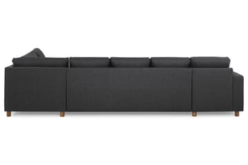 Crazy 5-sits Högervänd U-formad X-Large Soffa med Divan och Schäslong i Tyg - Mörkgrå - Products - Möbler - Soffa - U-soffa