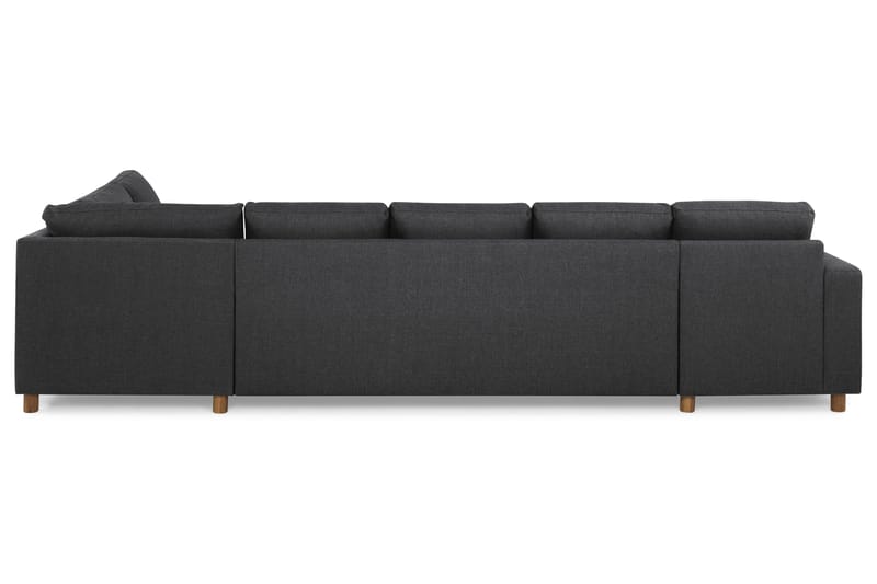 Crazy 5-sits Högervänd U-formad X-Large Soffa med Divan och Schäslong i Tyg - Mörkgrå - Products - Möbler - Soffa - U-soffa