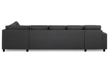 Crazy 5-sits Högervänd U-formad X-Large Soffa med Divan och Schäslong i Tyg - Mörkgrå - Products - Möbler - Soffa - U-soffa