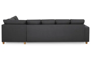 Crazy 5-sits Högervänd U-formad X-Large Soffa med Divan och Schäslong i Tyg - Mörkgrå - Products - Möbler - Soffa - U-soffa