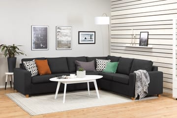 Crazy 5-sits Vändbar L-formad Large Hörnsoffa i Tyg - Antracit - Products - Möbler - Soffa - Hörnsoffa