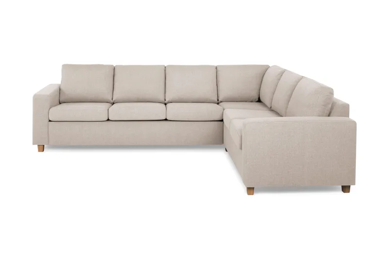 Crazy 5-sits Vändbar L-formad Large Hörnsoffa i Tyg - Beige - Products - Möbler - Soffa - Hörnsoffa