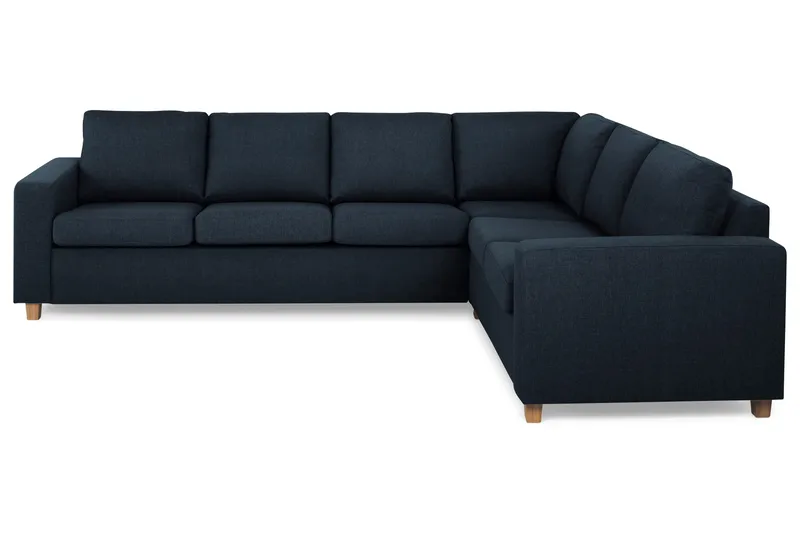 Crazy 5-sits Vändbar L-formad Large Hörnsoffa i Tyg - Blå - Products - Möbler - Soffa - Hörnsoffa